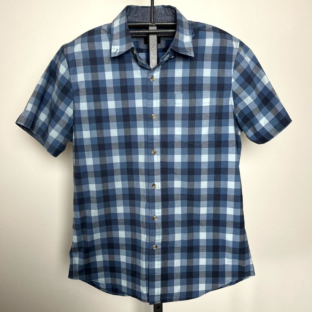 Lee Premium select Regular Fit Stretch Blue‎ Plaid Size Medium
